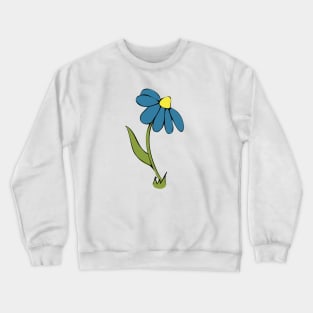 Daisy Whimsical Cartoon Illustration Happy Colours Crewneck Sweatshirt